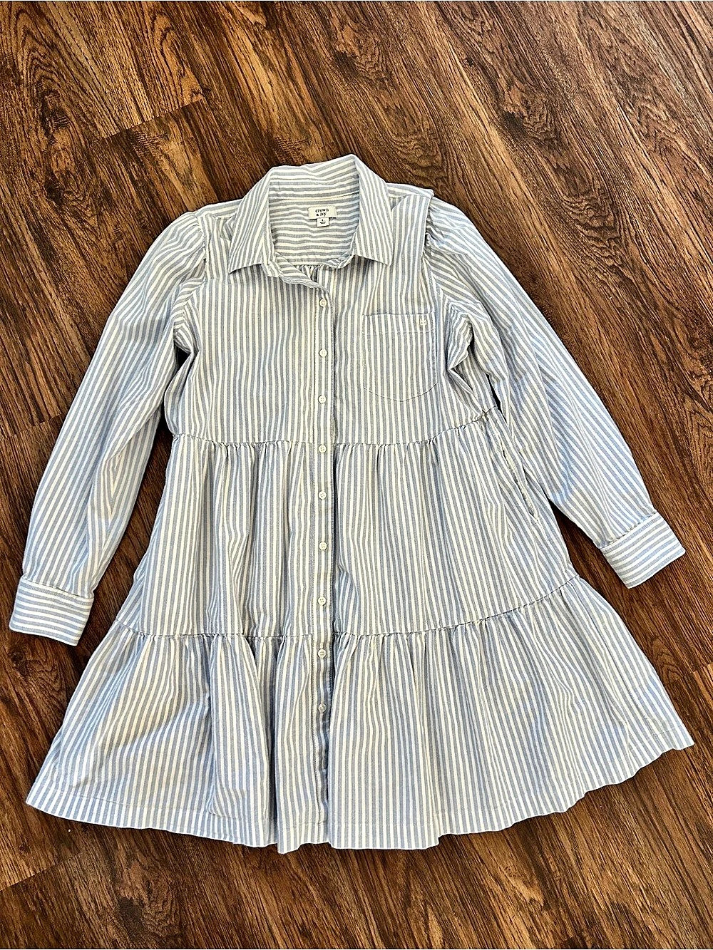 Crown & Ivy Striped Shirt Dress - Picture 2 of 3